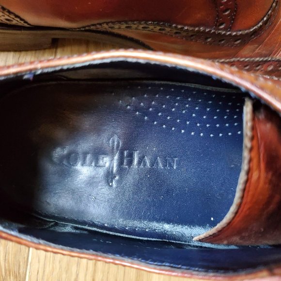 Cole Haan Williams Men\'s Wingtip Shoes - Tan - 8